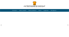 Desktop Screenshot of jaitropmangedechocolat.fr